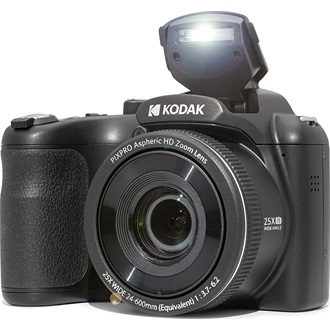 Kodak Pixpro AZ255 digitális fekete fényképezőgép