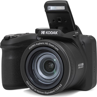 Kodak Pixpro AZ405 digitális fekete fényképezőgép