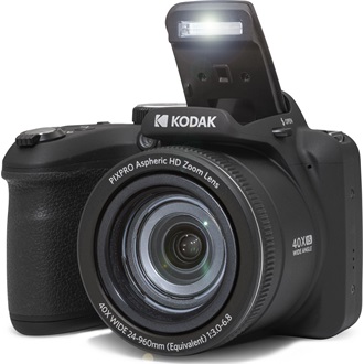 Kodak Pixpro AZ405 digitális fekete fényképezőgép