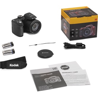 Kodak Pixpro AZ405 digitális fekete fényképezőgép
