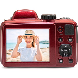 Kodak Pixpro AZ425 digitális piros fényképezőgép