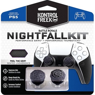 KontrolFreek Nightfall performance PS5 Grip és thumbsticks Kit