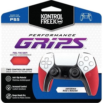 KontrolFreek Performance PS5 Soft Grips piros