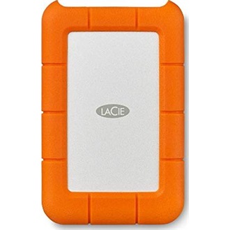 LaCie Rugged Mini 5TB USB3.0 2,5" vízálló ütésálló külső HDD fehér-narancssárga