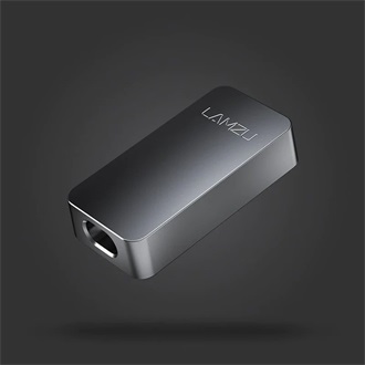 LAMZU Atlantis 4KHz USB-C reciever fekete