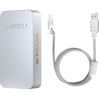 LAMZU Atlantis 8KHz USB-C reciever fehér
