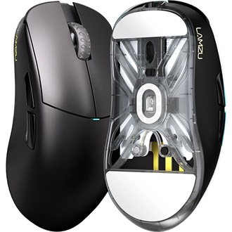 LAMZU Atlantis OG V2 4K optikai USB / vezeték nélküli gaming egér fekete (Bontott!)