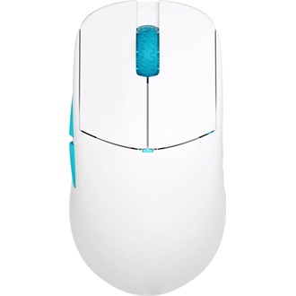 LAMZU Atlantis OG V2 Pro optikai USB / vezeték nélküli gaming egér fehér-kék (Bontott!)