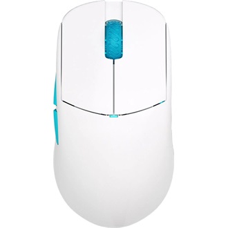 LAMZU Atlantis mini PRO optikai USB / vezeték nélküli gaming egér fehér