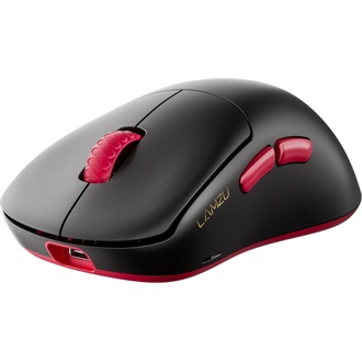 LAMZU Thorn V2 8K optikai vezeték nélküli gaming egér fekete-piros