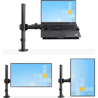StarTech LAPTOP DESK MOUNT. VESA TRAY .