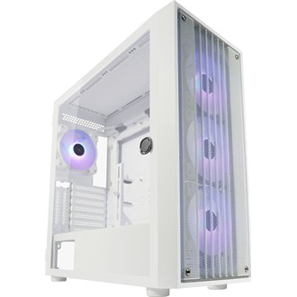 LC-Power 810W Bright Crawler X táp nélküli ablakos Mid Tower számítógépház fehér
