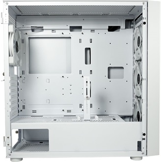 LC-Power 810W Bright Crawler X táp nélküli ablakos Mid Tower számítógépház fehér