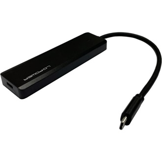 LC-Power LC-HUB-U3-4-C 4-portos USB-C hub fekete