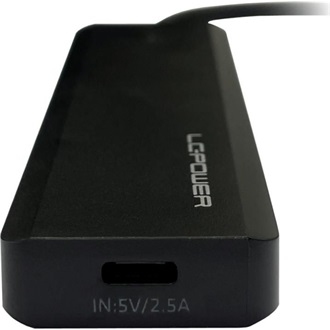 LC-Power LC-HUB-U3-4-C 4-portos USB-C hub fekete