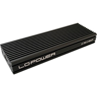 LC-Power LC-M2-C-MULTI-2 M.2 2280 PCIe NVMe / SATA3 USB3.2 Gen 2×1 C külső ház fekete