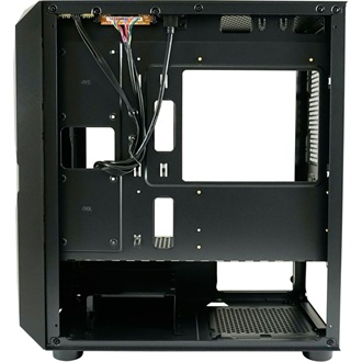 LC-Power Polynom X táp nélküli ablakos MT Mini Tower számítógépház fekete