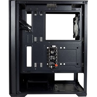 LC-Power 717B Meshwork_L Dark táp nélküli ablakos Mid Tower számítógépház fekete