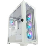 LC-Power 806W Crosswind X táp nélküli ablakos Mid Tower számítógépház fehér