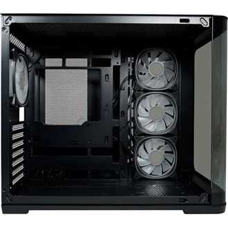 LC-Power LC-8001B táp nélküli ablakos Mid Tower számítógépház fekete