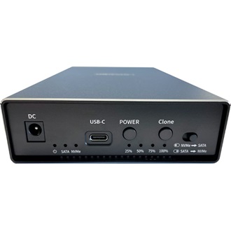 LC-Power LC-DOCK-C-35-M2 M.2/3.5" NVMe/SATA3 USB3.2 Gen2×1 C dokkoló fekete