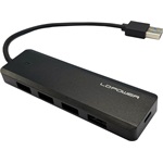 LC-Power LC-HUB-U3-4-V2 5-portos USB3.0 hub fekete