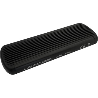 LC-Power LC-M2-C-NVME-2 M.2 2280 PCIe NVMe USB-C 3.2 Gen2×1 külső ház fekete