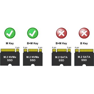 LC-Power LC-M2-C-NVME-3 M.2 2280 PCIe NVMe USB3.2 Gen2×1 C külső ház fekete