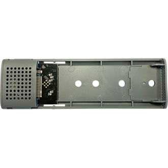 LC-Power LC-M2-C-USB4 M.2 2280 PCIe NVMe USB4 külső ház ezüst