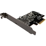 LC-Power LC-PCI-C-USB32-2X2 USB 3.2 Gen 2x2 1-port PCIe x4 bővítőkártya szürke