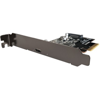 LC-Power LC-PCI-C-USB32-2X2 USB 3.2 Gen 2x2 1-port PCIe x4 bővítőkártya szürke