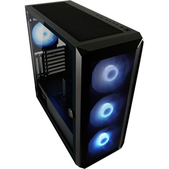 LC-Power Obsession táp nélküli ablakos Mid Tower számítógépház fekete