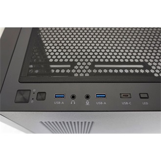LC-Power Obsession táp nélküli ablakos Mid Tower számítógépház fekete