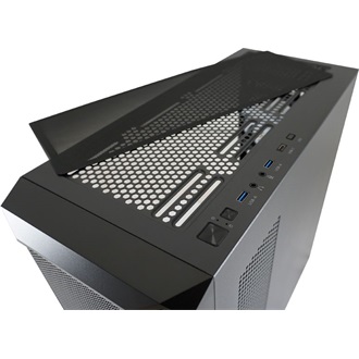 LC-Power Obsession táp nélküli ablakos Mid Tower számítógépház fekete
