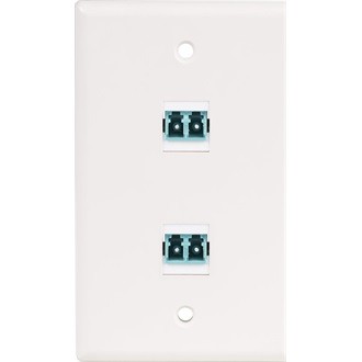 StarTech LC Duplex -> LC Duplex F/F keystone modul fehér-kék