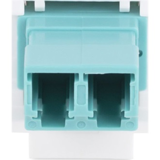 StarTech LC Duplex -> LC Duplex F/F keystone modul fehér-kék