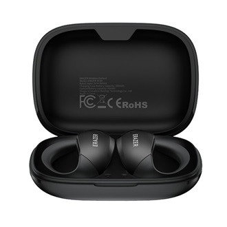 LENOVO ERAZER XF30 bluetooth fülhallgató SZTEREO (v5.4, TWS, fülre akasztható, zajszűrő, mikrofon + töltőtok) FEKETE