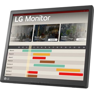 LG 17BR30T-B 17" touchscreen TN LED monitor fekete 75Hz