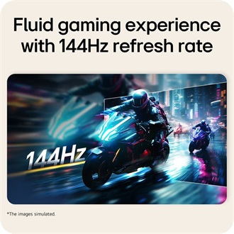 LG 24U411B-B 23.8" IPS LED monitor fekete 144Hz FreeSync