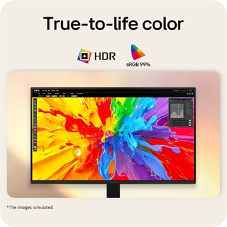 LG 24U411B-B 23.8" IPS LED monitor fekete 144Hz FreeSync