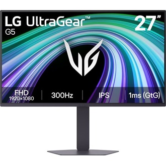 LG 27G550B-B UltraGear G5 27" IPS LED gaming monitor fekete 300Hz G-Sync / FreeSync Premium