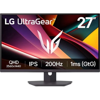 LG 27G610A-B UltraGear 27" IPS LED gaming monitor fekete 200Hz