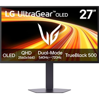 LG 27GX790B UltraGear 26.5" OLED gaming monitor fekete 540Hz G-Sync / FreeSync Premium Pro