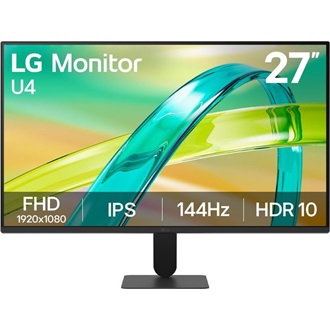 LG 27U411B-B 27" IPS LED monitor fekete 144Hz FreeSync
