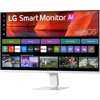LG 27U511SB-W 27" IPS LED smart monitor fehér 120Hz (távvezérlő)