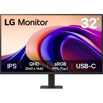 LG 32U631A-B 31.5" IPS LED monitor fekete 100Hz (USB-C: 15W)