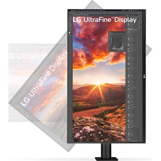 LG 32UN880K-B UltraFine 31.5" IPS LED monitor fekete (USB-C: 60W)