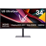LG 34G630A-B UltraGear 34" VA LED gaming monitor fekete 240Hz FreeSync Premium