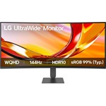 LG 34U620B-B UltraWide 34" ívelt VA LED monitor fekete 144Hz FreeSync Premium