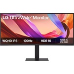 LG 34U650A-B UltraWide 34" ívelt IPS LED monitor fekete 100Hz (USB-C: 96W)